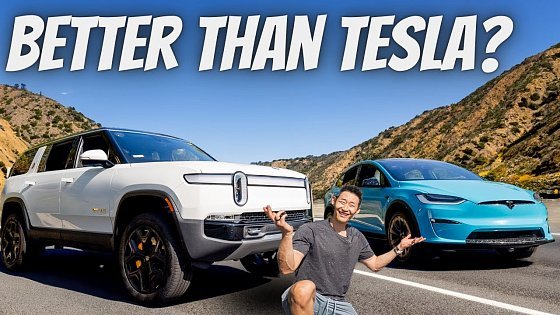 Video: Tesla Model X vs Rivian R1S | Which is the ULTIMATE Family Electric SUV?
