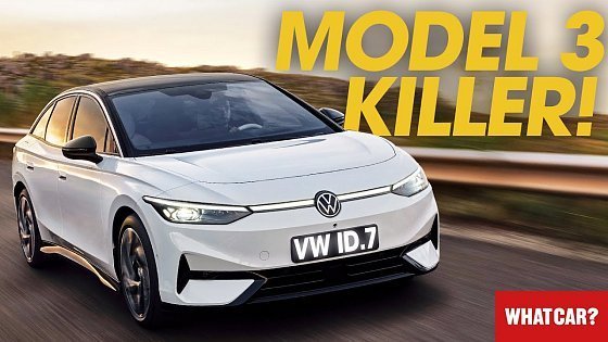 Video: NEW VW ID7 EV revealed – full details on 435-mile Tesla rival! | What Car?