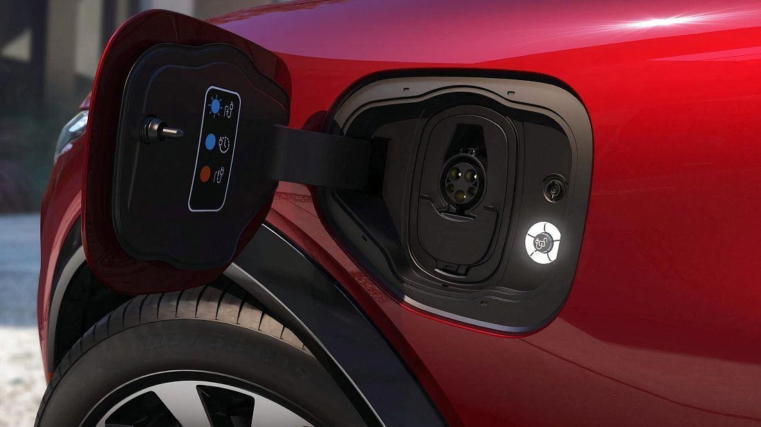 Ford Mustang Mach-E Extended Range AWD (2023-…) порт для зарядки (США), зарядка, разъем, штекер, коннектор