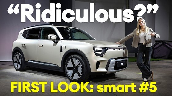 Video: FIRST LOOK: smart #5 - an SUV too far or stroke of genius?