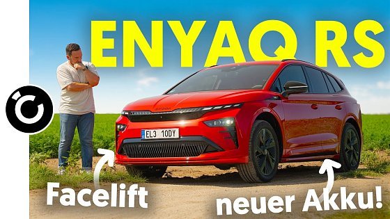 Video: Skoda Enyaq RS 2025 in unter 10 Minuten: 79kWh und Facelift!