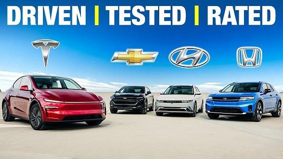 Video: Tesla Model Y vs. Honda Prologue vs. Hyundai Ioniq 5 vs. Chevy Equinox EV | Electric SUV Battle