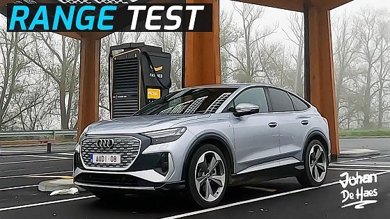 Video: AUDI Q4 SPORTBACK 40 E-TRON RANGE TEST