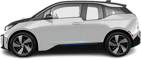 Side view photo of BMW i3 BEV 120 Ah (2018-2022) on transparent background