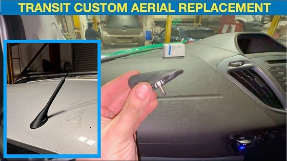Video: Ford Transit custom aerial base replacement / water leak fix