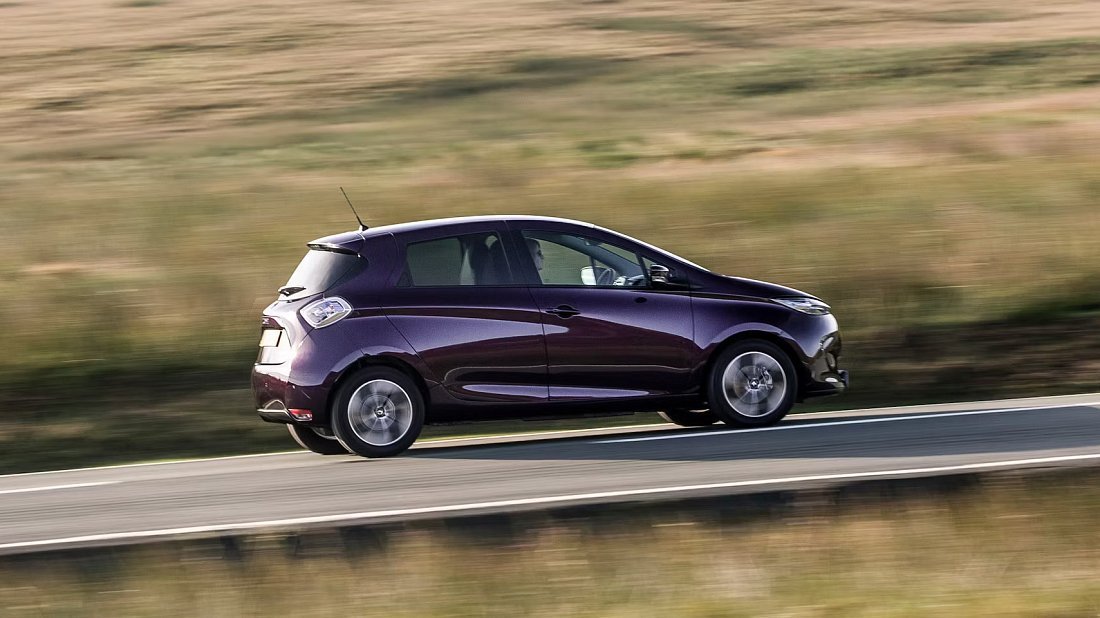 Renault Zoe Z.E. 40 Q90 (2016-2019) вид сбоку, силуэт, двери, колеса, экстерьер