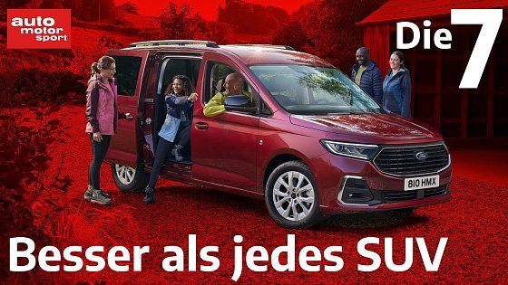 Video: 7 SUV-Alternativen bis 30.000€: Günstige Familien-Vans von VW, Opel & Co. I auto motor und sport