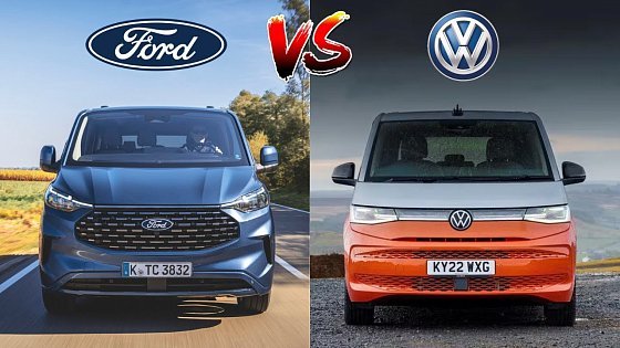 Video: 2025 Ford Tourneo Custom Plug-in Hybrid vs 2025 Volkswagen Multivan T7 eHybrid | MUV Battles!