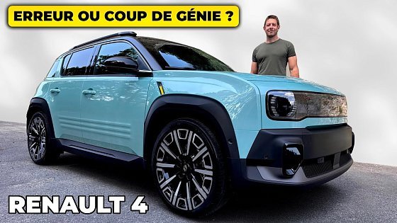 Video: Essai Renault 4 e-Tech 100% électrique – ERREUR ou Coup de génie ?