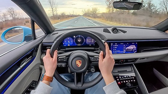 Video: 2025 Porsche Macan 4S Electric - POV Test Drive (Binaural Audio)