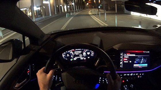 Video: 2025 Audi Q4 Sportback 55 e-tron quattro - city night drive | POV