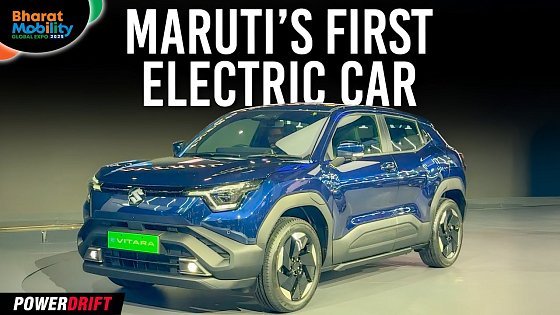 Video: Maruti Suzuki’s First Electric SUV – E Vitara | Bharat Mobility Expo | PowerDrift QuickEase