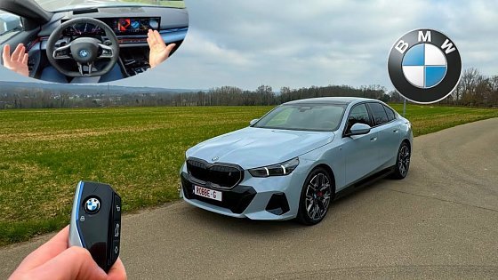 Video: The NEW BMW i5 Is Insane! (POV-Drive & LAUNCH!) // (4K)