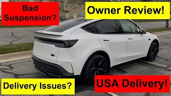 Video: New Model Y Performance That Bad? USA Delivery