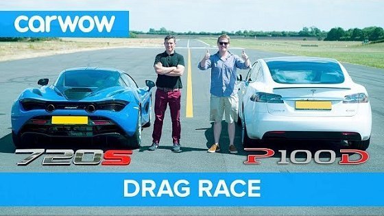 Video: Tesla Model S P100D vs Mclaren 720S DRAG RACE, ROLLING RACE & BRAKE TEST | Mat vs Shmee pt 4/4