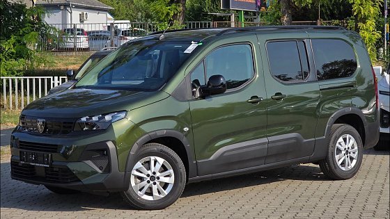 Video: NEW 2024 Facelift Peugeot Rifter Allure L2 1.5 BlueHDi 130 Sirkka Green