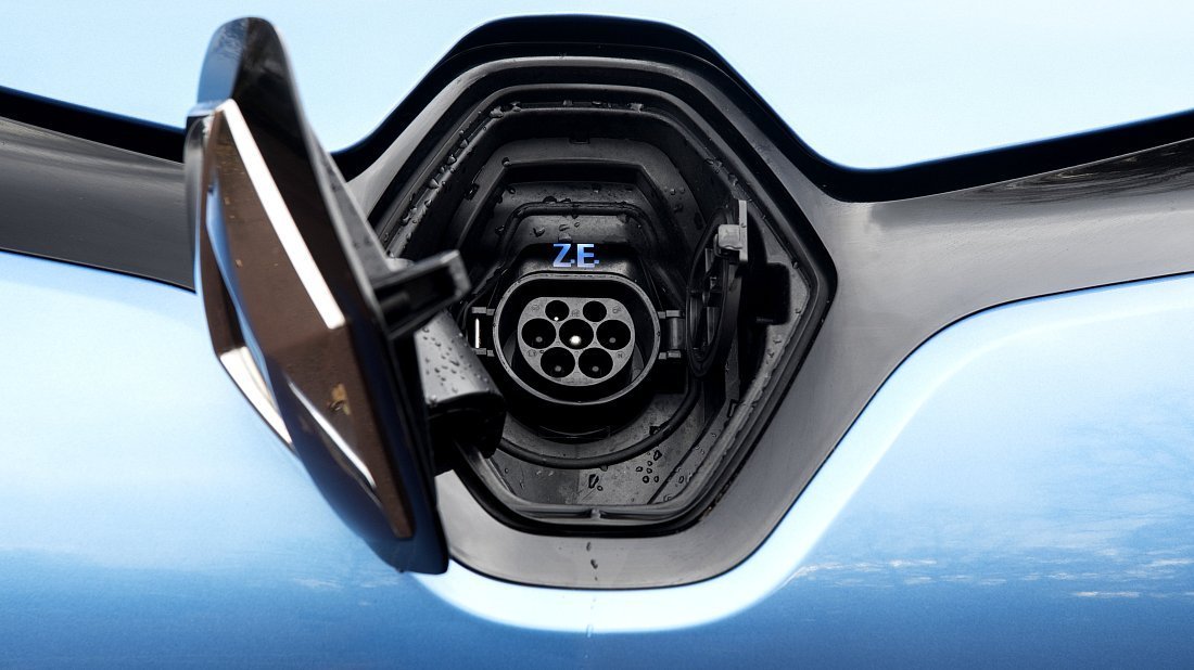 Renault Zoe Z.E. 40 R75/R90 Entry (2016-2018) порт для зарядки (Европа), зарядка, разъем, штекер, коннектор