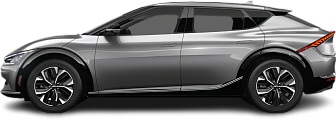 Side view photo of Kia EV6 Long Range AWD (2021-2024) on transparent background