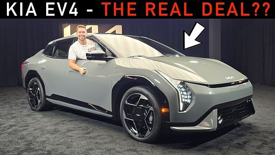 Video: 2026 Kia EV4 -- Would You Buy THIS Over Tesla Model 3 for About $35,000??