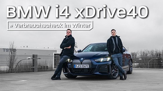 Video: BMW i4 xDrive40 – Wie hoch ist der Winterverbrauch? ❄️⚡ | Gran Coupé