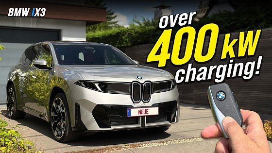 Video: NEW BMW iX3 50 xDrive (469 hp) – POV Drive & 400 kW Charging