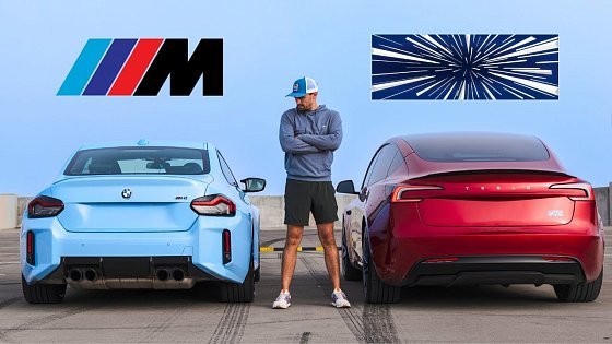 Video: Model 3 Performance vs BMW M2 - You Don't Want to Hear This