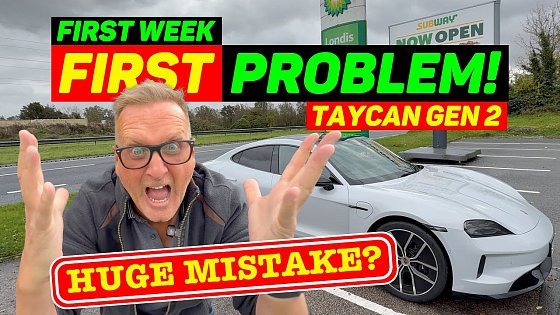 Video: my FIRST EVer WEEK DRIVING my PORSCHE TAYCAN GEN2 - FIRST PROBLEM! Have I MADE a HUGE MISTAKE?