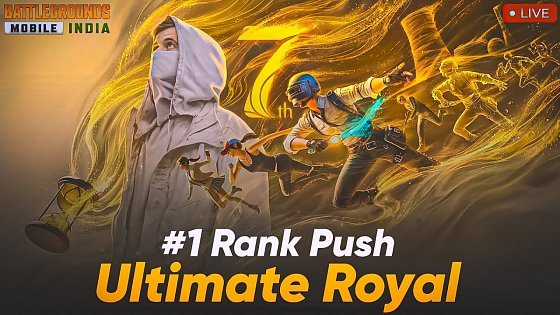 Video: "BGMI #1 Ultimate Royal Rank Push| High-KD Gameplay 40FpsGodLive"