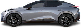 Side view photo of Lynk & Co 02 (2025-...) on transparent background