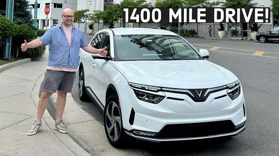 Video: Epic Vinfast VF8 EV Road Trip To USA From Canada | Part 1