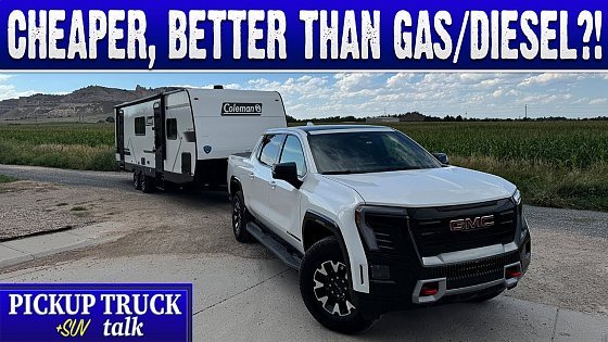 Video: Electric Trucks Can't Tow?! 2026 GMC Sierra 1500 EV AT4 Camper Tow Test