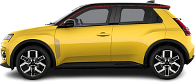 Side view photo of Renault 5 E-Tech EV52 150hp (2024-...) on transparent background