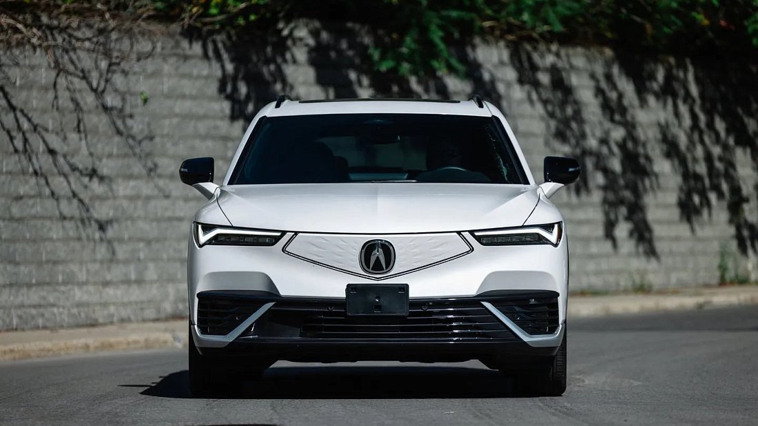 Acura ZDX A-Spec AWD (2024-…) передняя часть, решетка радиатора, фары, бампер, экстерьер