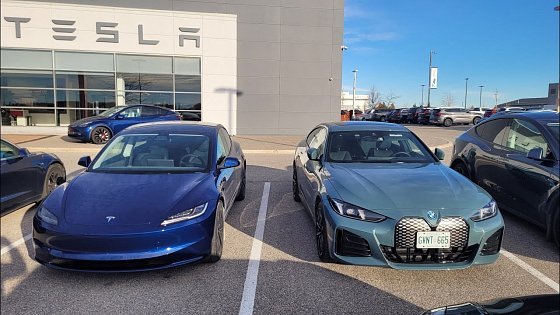 Video: 2025 BMW i4 edrive 40 RWD vs Tesla Model 3