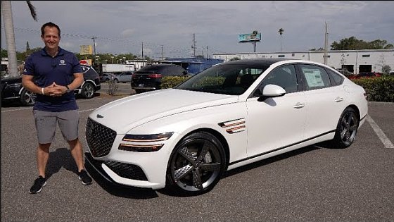 Video: Is the NEW 2022 Genesis G80 a BETTER luxury SPORT sedan than a BMW 540i?