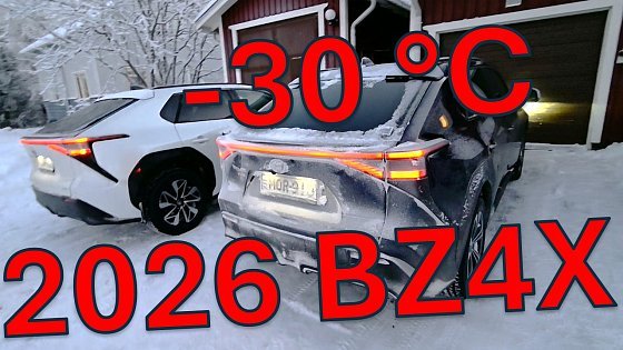 Video: Toyota BZ4X 2022 vs 2026 in the cold