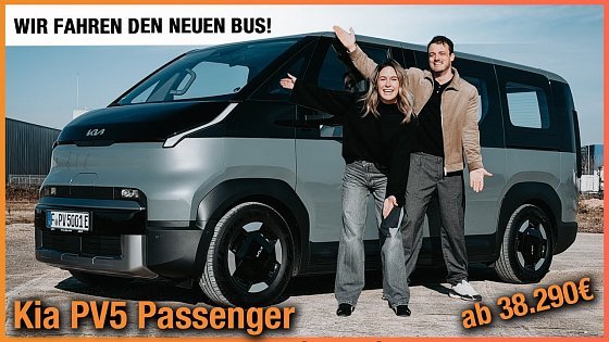 Video: Kia PV5 Passenger (2026) Wir fahren den NEUEN Bus ab 38.290€! Fahrbericht | Review | Test | Van