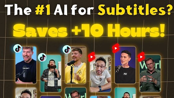 Video: The #1 AI Subtitle & Caption Generator Tool in 2025 ✅ (BEST AI For Videos!)