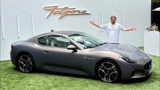 Video: Maserati's First Electric Car! Full Tour Of The GranTurismo Folgore - 800V System w/ 400kW Regen