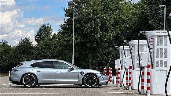 Video: Top Speed In The Porsche Taycan Turbo Sport Turismo On The German Autobahn!
