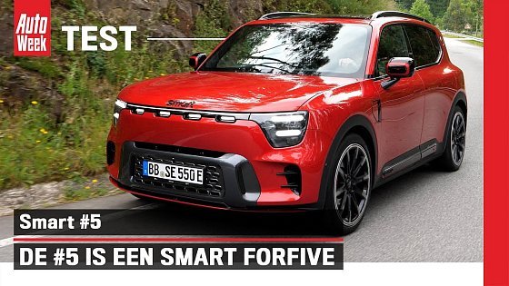 Video: Test: Smart #5 - Sterkste én grootste Smart ooit