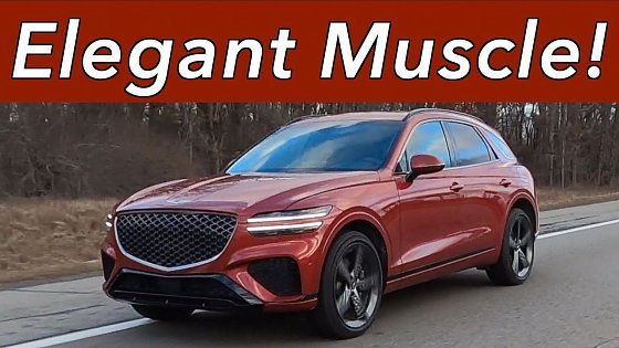 Video: 2024 Genesis GV70 AWD 3.5T Sport Prestige Review: Nice!