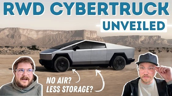 Video: Base Tesla Cybertruck RWD Revealed! The Stripper Model Is Here