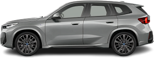 Side view photo of BMW iX1 xDrive30 (2022-…) on transparent background