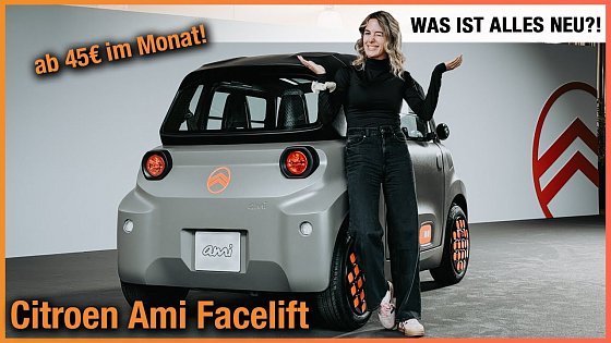Video: Citroen Ami Facelift (2025) So viel "Auto" gibts ab 45€ im Monat! Review | Test | Innenraum