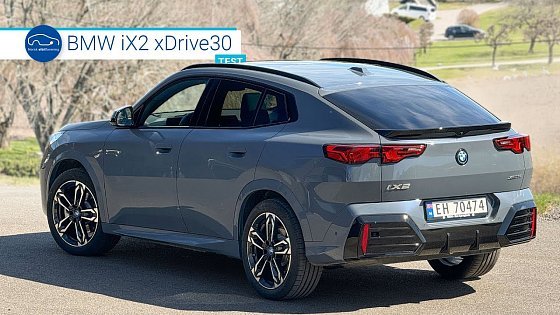 Video: Test av BMW iX2 xDrive30 - sporty kjøremaskin med et par store ulemper