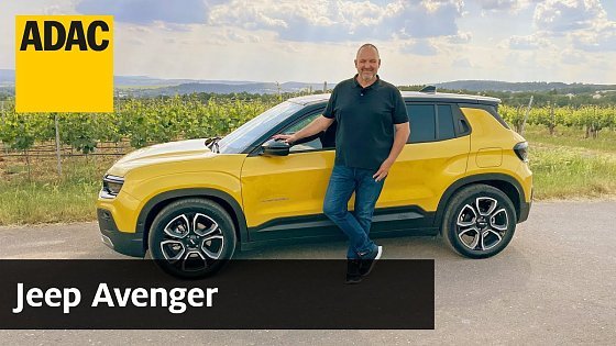 Video: Probefahrt im Jeep Avenger - Der erste elektrische Jeep ist ein City SUV | ADAC