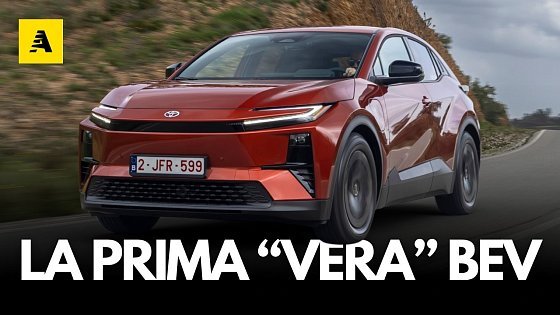 Video: Costa MENO di Tesla Model Y... ma è una TOYOTA! | C-HR+ la prima "VERA" elettrica con 607 km (WLTP)