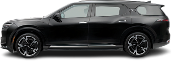 Side view photo of VinFast VF 9 Eco (2024-…) on transparent background