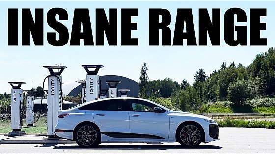 Video: Audi A6 Sportback E-Tron Quattro | RANGE TEST @120KPH (75MPH)